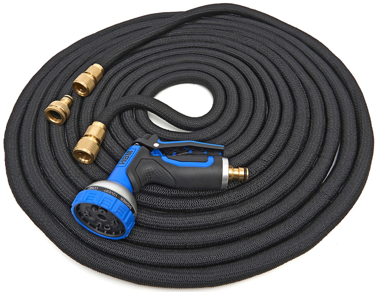 Flexibler Gartenschlauch mit Düse 15m